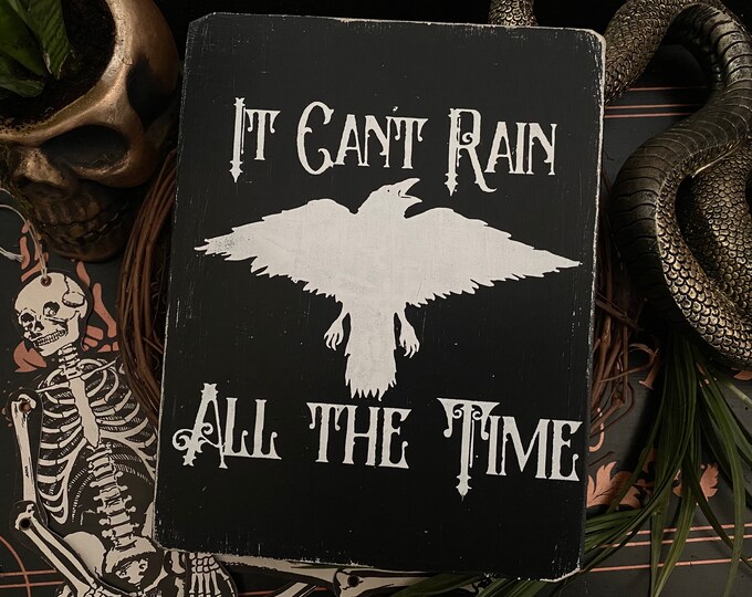 The Crow Sign, It Cant Rain All the Time, Halloween, Horror, Gothic ...