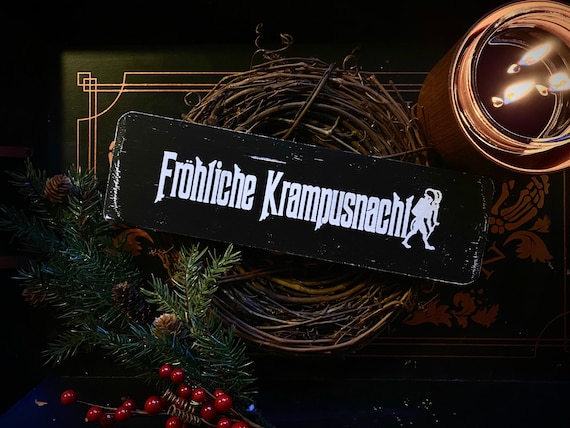 Happy Krampusnacht, Krampus, Holiday, Yule, Pagan, Winter, Holiday, Halloween, Spooky, Witchcraft, Horror, Goth, Christmas