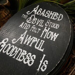 Crow Quote Plaque, Solid Wood Goth Sign - Etsy