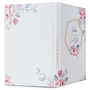 Stammbuch der Familie Serie 'Alea' · Familienstammbuch · Heiratsurkunde · bedruckter Leineneinband · personalisiert