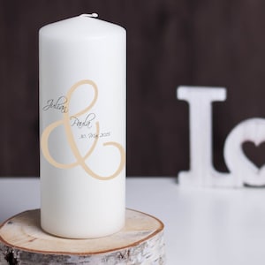 Wedding candle 'Together' image 1