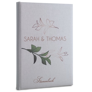 Stammbuch der Familie 'Emilia' · Familienstammbuch · Heiratsurkunde · bedruckter Leineneinband · personalisiert
