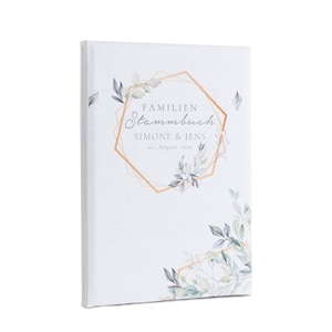 Stammbuch der Familie 'Benita' · Familienstammbuch · Heiratsurkunde · bedruckter Leineneinband · personalisiert