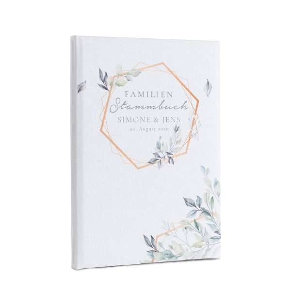 Stammbuch der Familie 'Benita' · Familienstammbuch · Heiratsurkunde · bedruckter Leineneinband · personalisiert