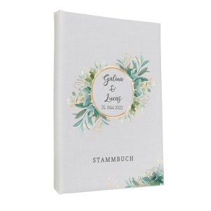 Stammbuch der Familie 'Filomena' · Familienstammbuch · Heiratsurkunde · bedruckter Leineneinband · personalisiert
