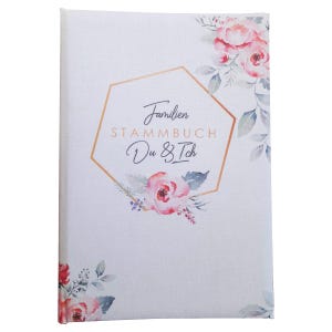 Stammbuch der Familie Serie 'Alea' · Familienstammbuch · Heiratsurkunde · bedruckter Leineneinband · personalisiert
