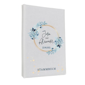 Stammbuch der Familie 'Palina' · Familienstammbuch · Heiratsurkunde · bedruckter Leineneinband · personalisiert