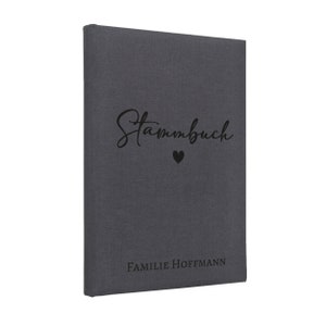 Stammbuch der Familie Nr. 302 Familienstammbuch verschiedene Größen, Heiratsurkunde, Geburtsurkunde. Dunkelgrau