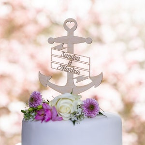 Cake Figure 'Anchor' Personalized