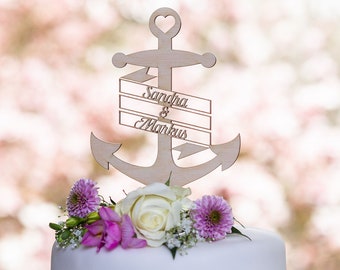 Cake Figure 'Anchor' Personalized