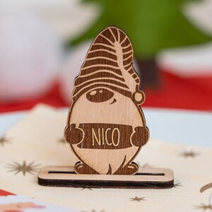 Segnaposto | Elfi di Natale | personalizzato | Tavola di Natale | Regalo di Natale | Segnaposto di Natale | Decorazione della tavola di Natale