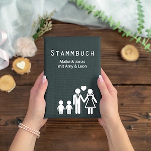 Stammbuch der Familie - Nr. 46a - Familienstammbuch - verschiedene Größen, Heiratsurkunde, Geburtsurkunde.