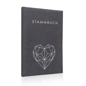 Stammbuch Serie Geometric - Familienstammbuch - verschiedene Größen, Heiratsurkunde, Geburtsurkunde.