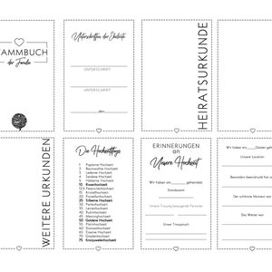 Stammbuch der Familie Nr. 294 Familienstammbuch verschiedene Größen, Heiratsurkunde, Geburtsurkunde. Hellgrau