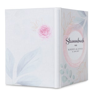 Stammbuch der Familie Rosa · bedrucktes Buchbinderleinen · personalisiert · Stammbuch für die Hochzeit · Heiratsurkunde, Geburtsurkunde ...