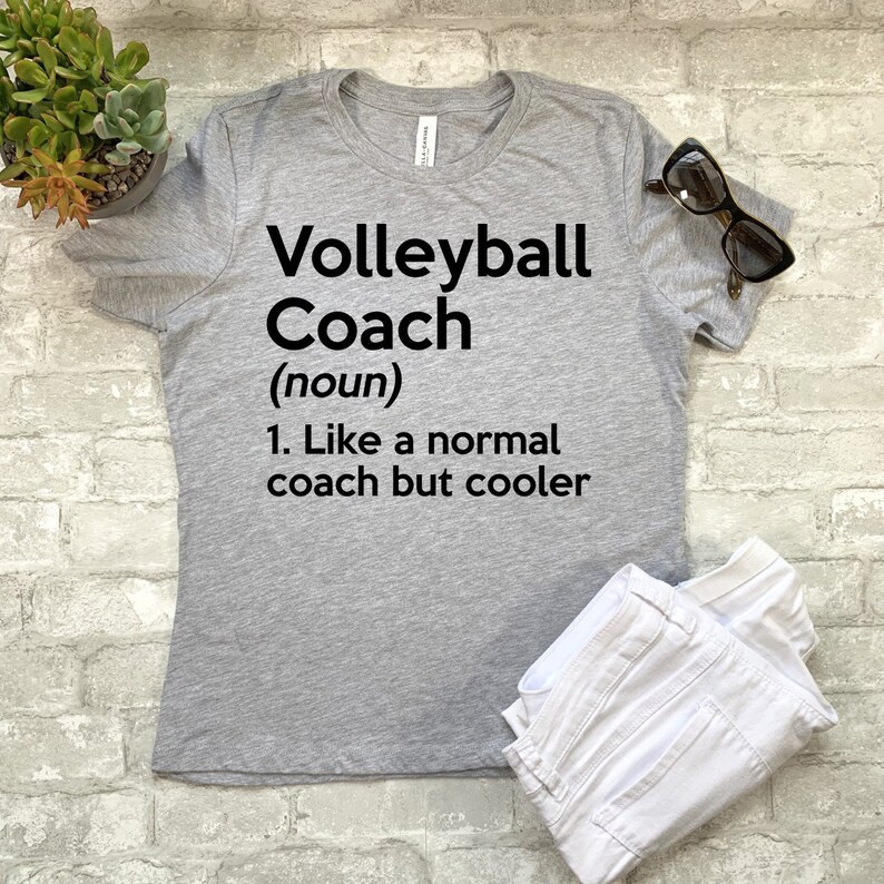 Volleyball Coach Shirt. Definition T-shirt. Coach Shirt. Sweatshirt. Hoodie. T-Shirt. Tank Top. image 2
