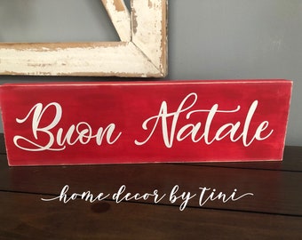 Buon Natale Lighted Sign.Buon Natale Etsy