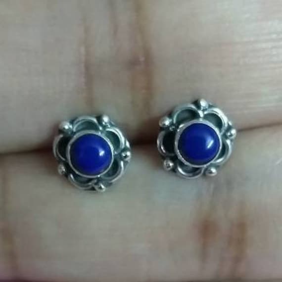Hand made Lapis lazuli earrings