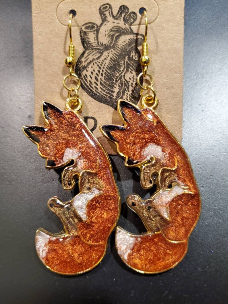Scruffed Fox Kit Dangles
