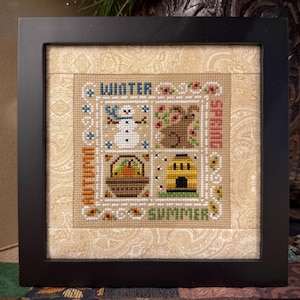 Tiny Seasons Sampler - Cross Stitch Pattern