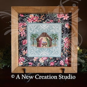 Christmas Nativity Square Cross Stitch Pattern