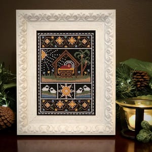A Picture of Love Nativity Cross Stitch Pattern