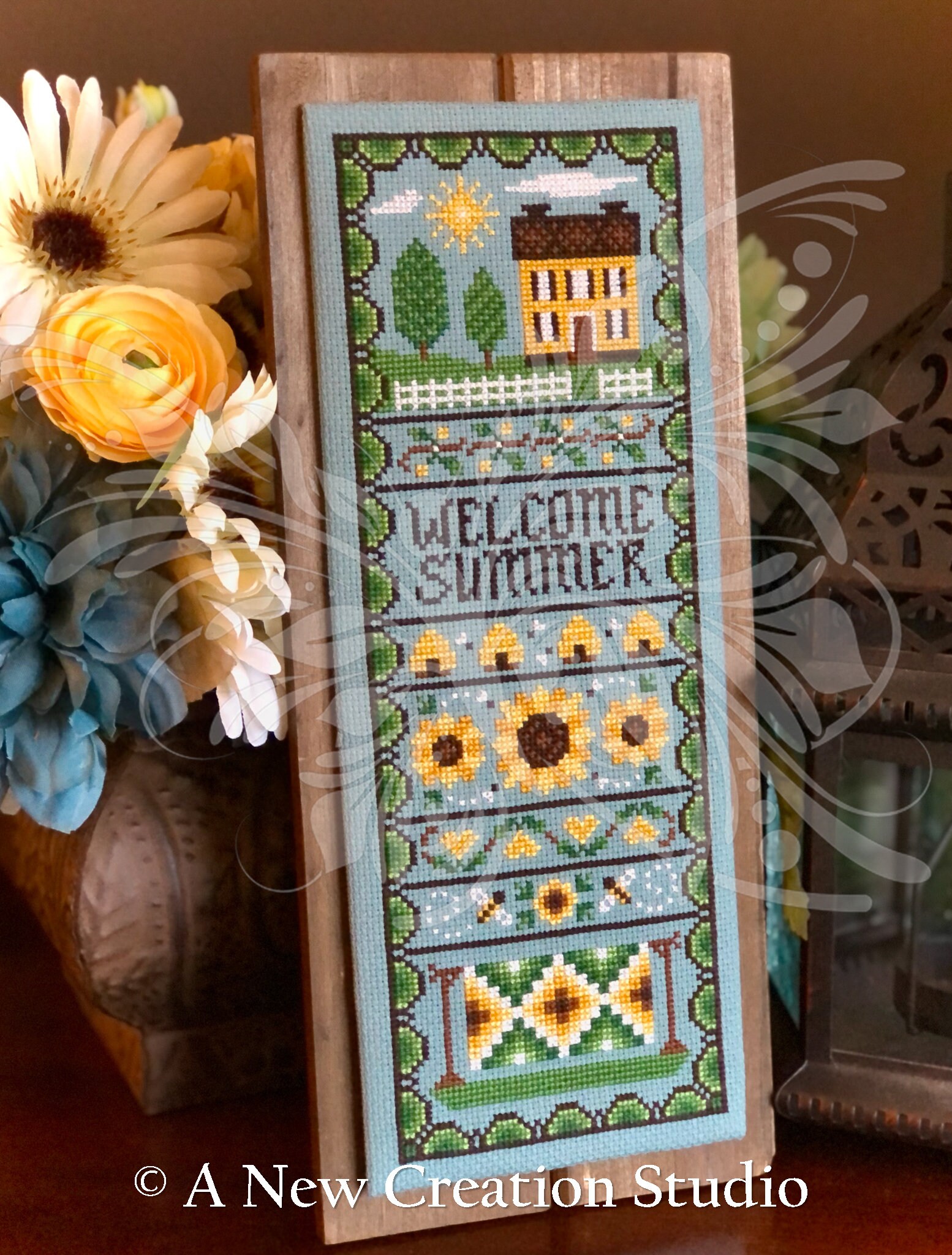 Summer Band Sampler Cross Stitch Pattern - Etsy