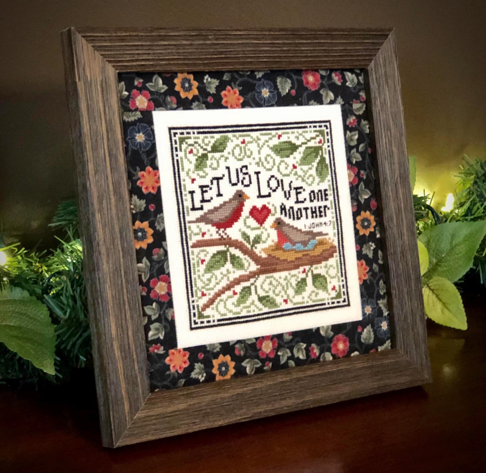 Let Us Love One Another Cross Stitch Pattern - Etsy