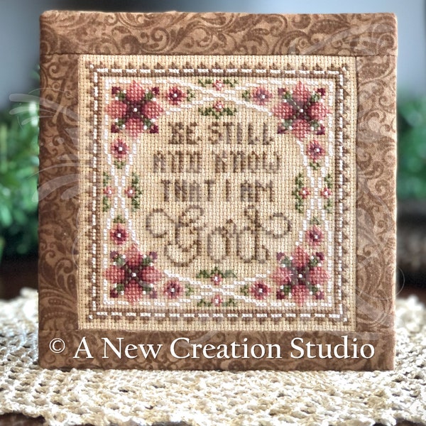 Be Still Cross Stitch Pattern