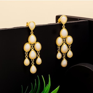 925 sterling silver Ethiopian Opal Earrings | Cabochon Style | Natural Radiance for Every Occasion