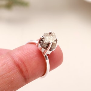 925 Sterling Silver Pyrite Ring | US Size 6-11 | Natural Gemstone Crystal Jewelry