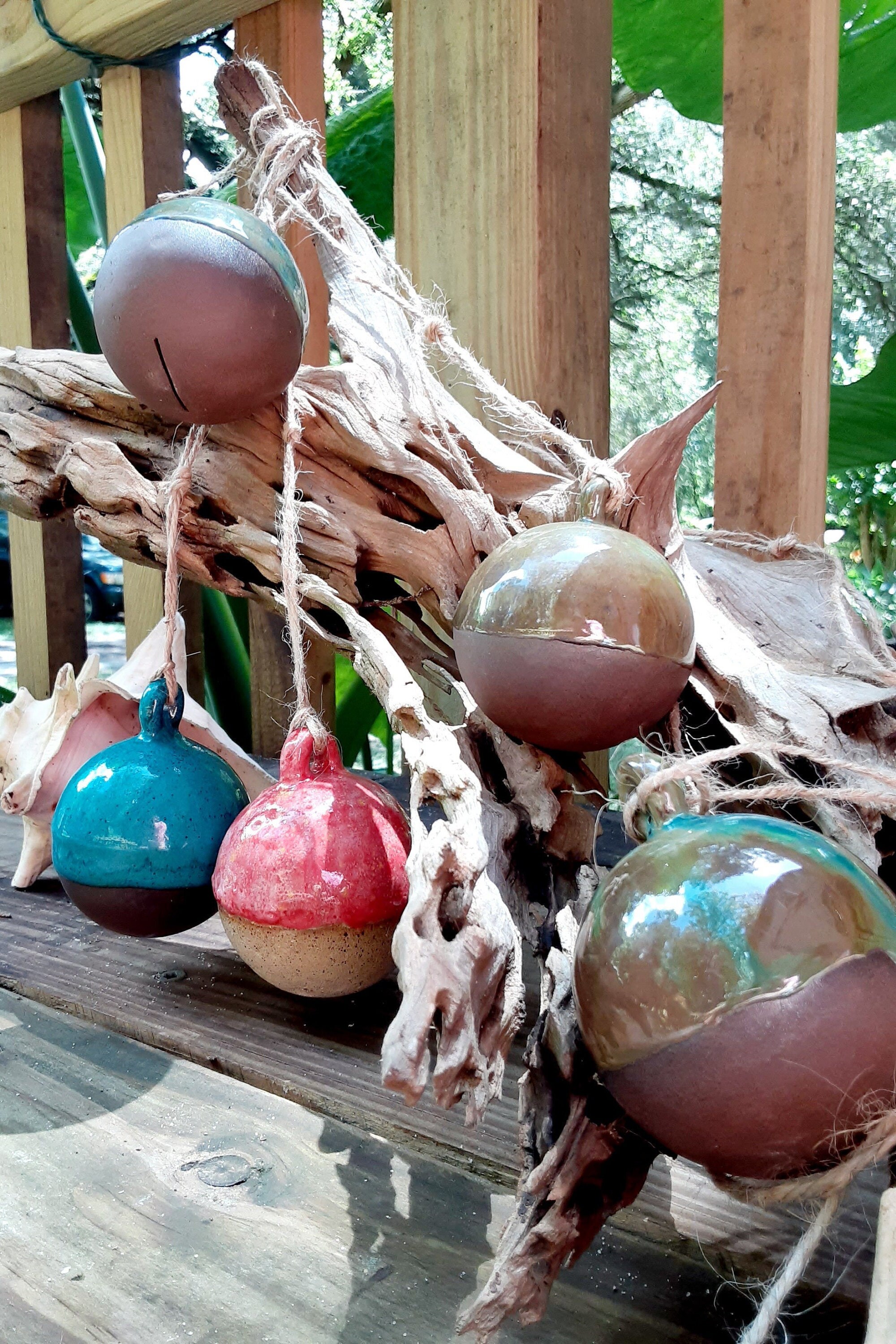 Campanas de jardín grandes gres hecho a mano | Etsy