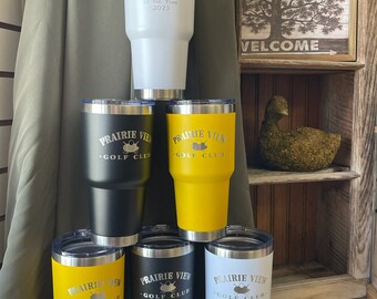 Personlig tumbler, 940 ml isolerad resemugg, laseretsad