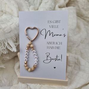 Schlüsselanhänger Mama | Schlüsselanhänger mit Karte | Es gibt viele Mama s aber ich hab die Beste!