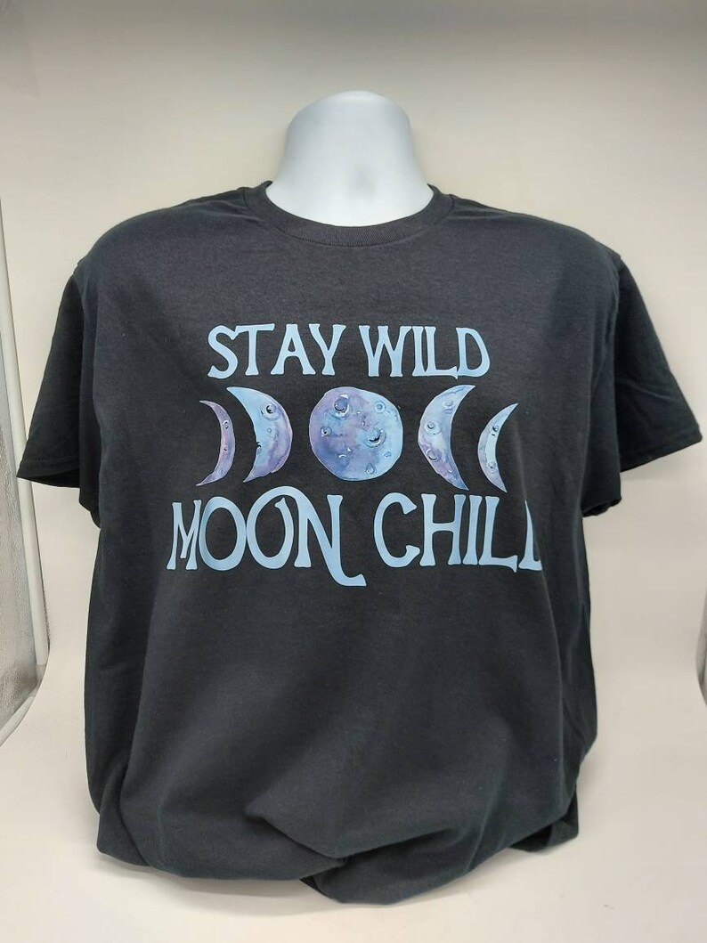 Koszulka Stay Wild Moon Child Witch, koszulka gotycka z nadrukiem Halloween Horror zdjęcie 8