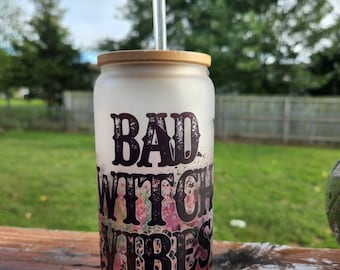 Bad witch vibes givré tasse à café glacée, goth décor tasse à café tasse à café