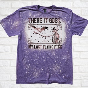 Goth Sublimated Tie Dye T-Shirt, Hockey Mask Skeleton Graphic