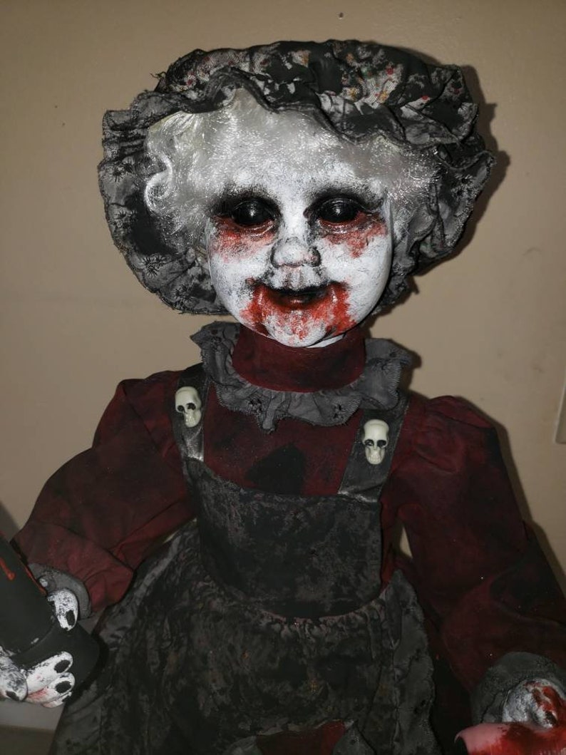 scary doll art