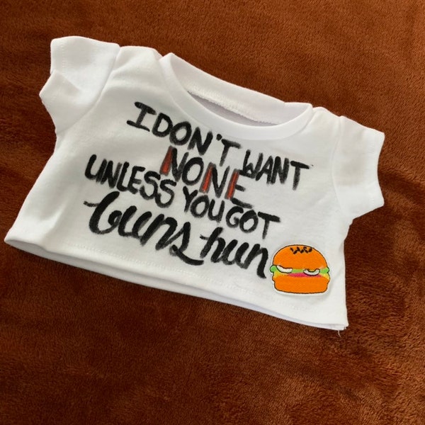 Teddy Bear Shirt for 12 Inch Bear Etsy