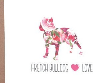 Tarjetas Bulldog Francesas, Bulldog Francés, Tarjetas para Perros, Tarjetas de Felicitación, Perros, Papelería, Tarjetas de Notas, Tarjetas de Notas