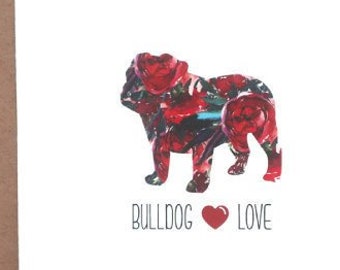 Bulldog Cards, Bulldog, Dog Cards, Greeting Cards, Dogs, Stationery, Notecards, Note Cards