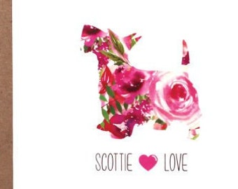 Scottie Cards, Scottie, Dog Cards, Greeting Cards, Dogs, Stationery, Notecards, Note Cards