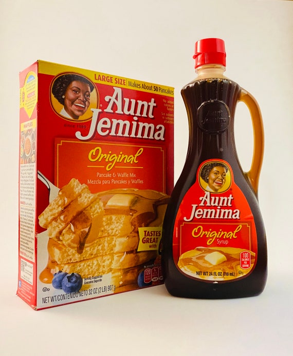 Aunt Jemima Syrup Original Flavor Bottle With Pancake Mix Etsy