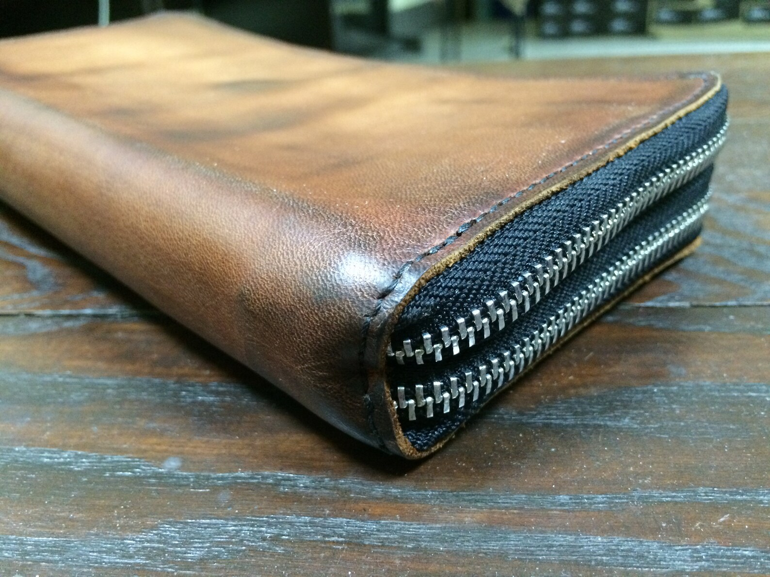 Nice leather wallet for man or woman genuine leather gift Etsy