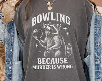 Cadeau chemise bowling pour maman, t-shirt bowling rétro pour les amateurs, t-shirt graphique amusant, cadeau parfait pour les quilleurs, cadeau bowling, Comfort Colors®