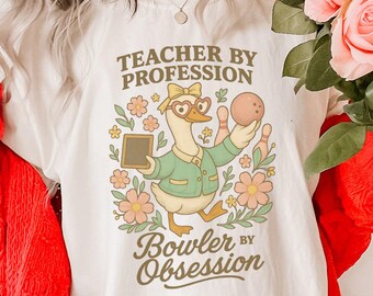 Chemise drôle de professeur de bowling, t-shirt de couleurs de confort, chemise d'enseignement de petits humains, cadeau d'appréciation d'enseignant, chemise de retour à l'école, cadeau pour maman