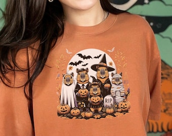 Halloween Capybara Shirt, funny capybara shirt, capybara halloween shirt, capybara shirt , halloween capybara shirt