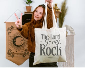 Faith Tote Bag Christian Tote Bag Canvas Gift Religious Gift Bible Verse Christian Girl Gift Church Gift School Cotton Canvas Tote Bag