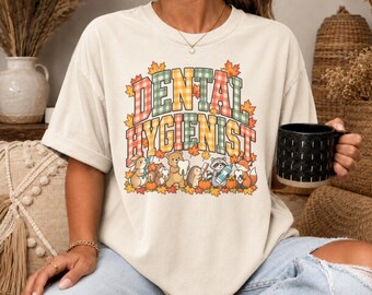 T-shirt pour hygiéniste dentaire, T-shirt pour assistant(e) dentaire, Cadeau pour hygiéniste dentaire diplômé(e), Cadeau de fin d'études en hygiène dentaire, T-shirt pour hygiéniste dentaire pédiatrique, Cadeau de Noël