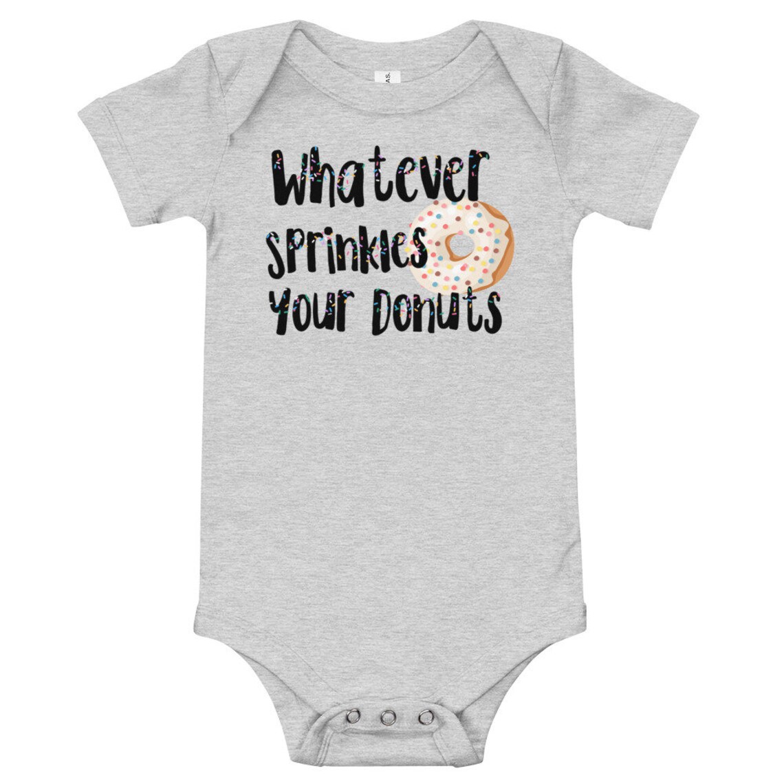 Donut Onesie Baby Whatever Sprinkles Your Donut Baby Onesie Etsy